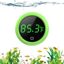 Fish Tank Thermometer, PAIZOO LED Aquarium Thermometer Digital, Green