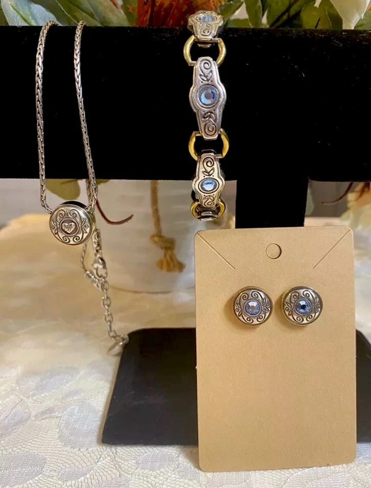 3 cristales de Swarovski Brighton azul celeste 2 tonos EX ESTADO Foto 4 de 4