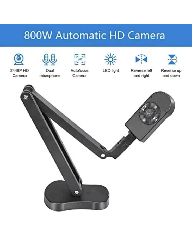 Kitchbai Visualiser Classroom, USB Document Camera for teaching 4K with 3-Lev... - Image 2 of 4