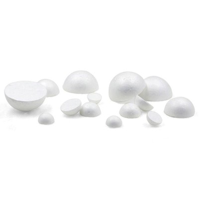 Crafting Essential weißer Schaumstoff Halbkugel Ball für fantasievolle Projekte