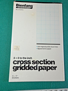 Bienfang Designer Grid Paper Pad, 8X8 Cross Section, 11 X 17 In Kitchen