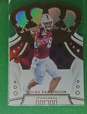 2020 Panini Chronicles Draft Picks - Crown Royale Draft Picks Colby Parkinson...