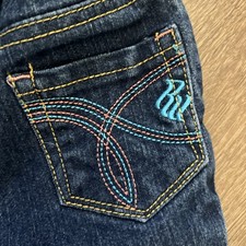 Classic Rocawear Blue Jeans Baby 24M Months 2T Embroidered Logo Hip Hop y2k