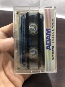 Coleco Adam Electronic Flashcard Maker Colecovision 1984 Cassette And Manual