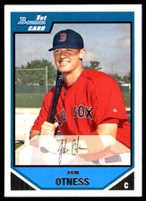 John Otness 2007 Bowman #BP45 Boston Red Sox MLB READ FREE SHIPPING AutographDen
