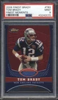 2008 Topps Finest Brady FINEST MOMENTS #/629 Tom Brady #TB3 PSA 9 PATRIOTS MINT
