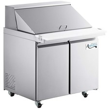 36" ADA Height 2 Door Mega Top / Cutting Top Refrigerated Sandwich Prep Table