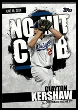 2022 Topps #NHC-1 Clayton Kershaw No-Hit Club