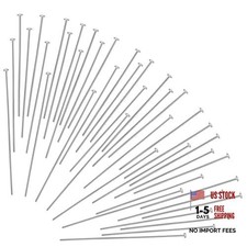 Nogeqi 600 Pcs Flat Head Pins for Jewelry Making - Stainless Steel Headpins
