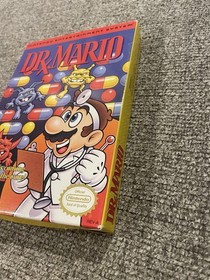 Dr. Mario Completo CIB Nintendo NES Scatola Manuale 1990 Polistirolo Incluso Come Nuovo