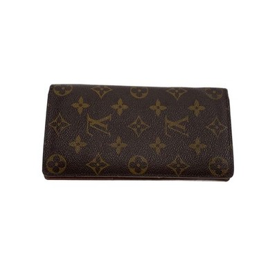 Louis Vuitton Porte-Feuille Braza Monogram Canvas Used Damaged From Japan