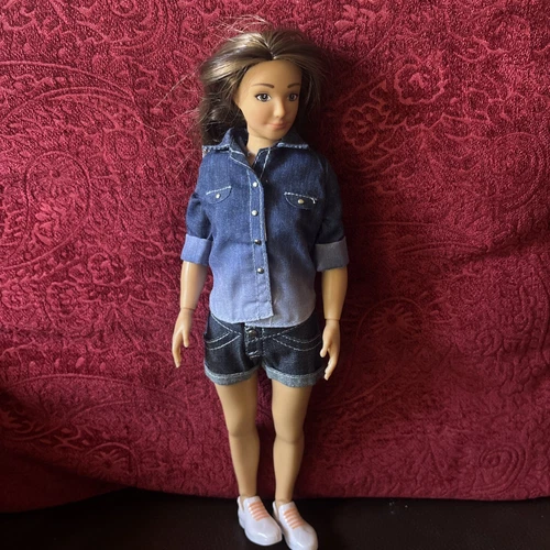 Lammily Doll 2014 Traveler Realistic, 11’ no box hair is still secured w plastic