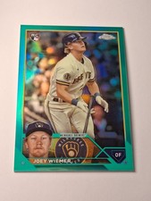 2023 Topps Chrome USC80 Joey Wiemer Aqua /199