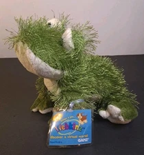 Webkinz Frog Retired HM001 New Old Stock with Tag Green Hairy