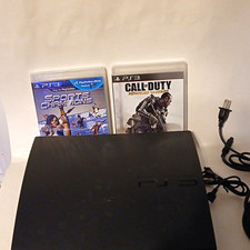 Sony PlayStation 3 PS3 Console Bundle w/ Power Cord & 2 Games