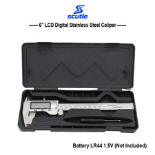150mm 6" Digital Caliper Vernier Micrometer Electronic Measuring Ruler