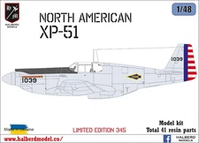 North American XP-51 Halberd Models 1/48 scale model kit