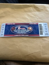 2008 Alabama Clemson Ticket Stub Julio Jones College Football Debut First TD