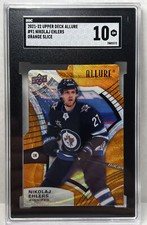 2021-22 Upper Deck Allure - Orange Slice #91 Nikolaj Ehlers SGC 10 (POP 1) JETS