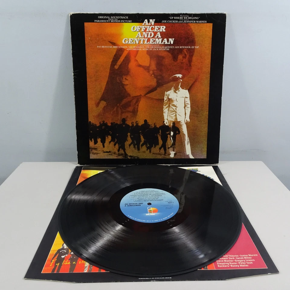 AN OFFICER AND A GENTLEMAN - 1982 Vinyl Soundtrack Album ( Up Where We Belong ) - Image 3 of 4