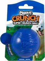 Chuckit! Super Crunch Ball Hunde Spielball Werfen Hundeball Spielzeug Knistert
