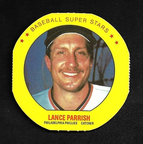 Disco MSA Baseball Super Stars 1987 #19 Lance Parrish Philadelphia Phillies - Imagen 1 de 3