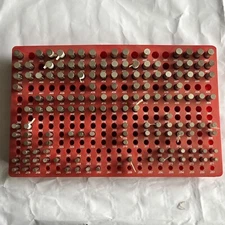 139 Pc SEE PICTURES .251-.500  Steel Plug Pin Gage Set Minus Plus Pin GAUGE