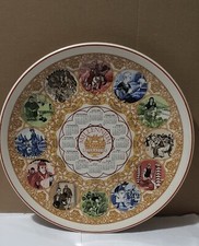 WEDGEWOOD Millennium Literature Calendar Plate 1999 ...
