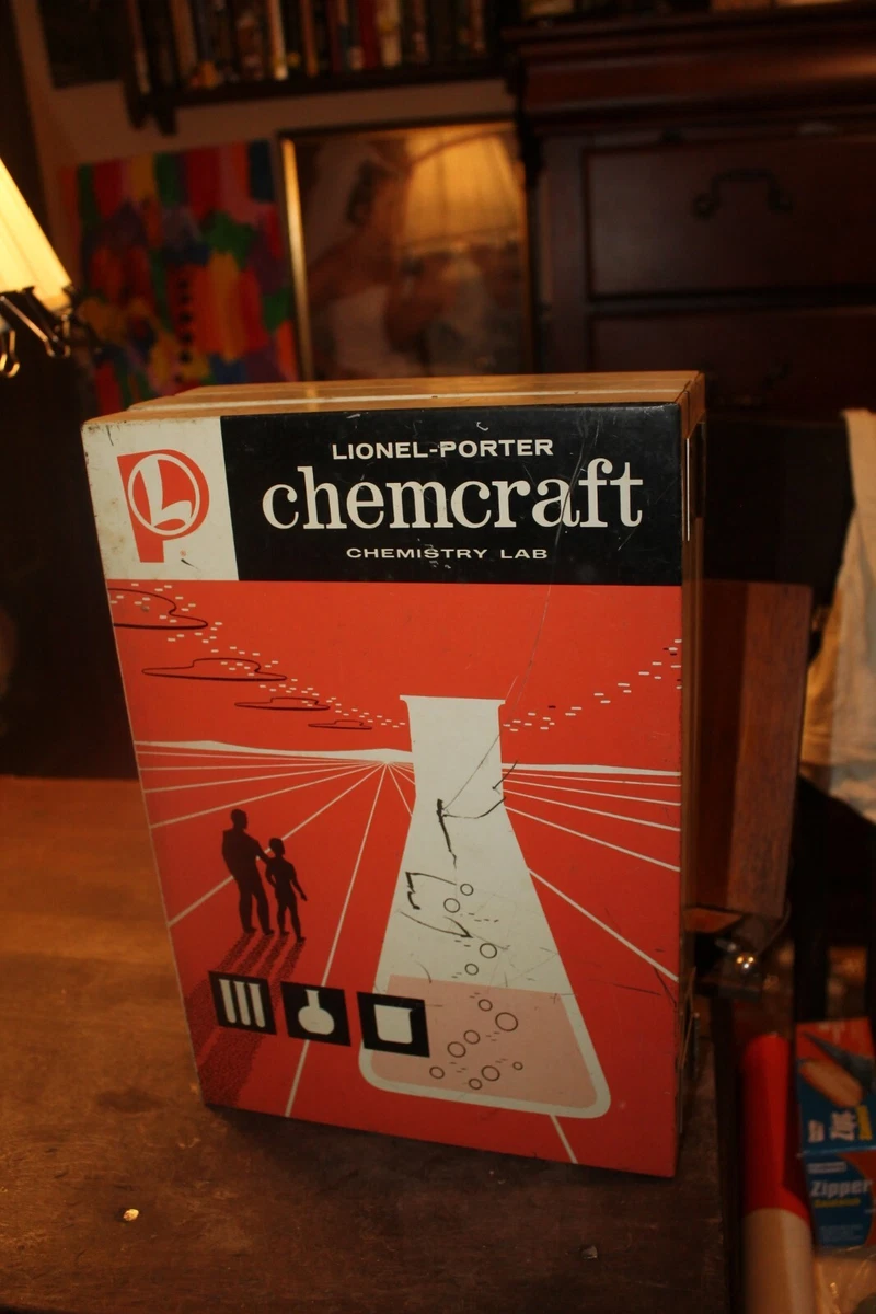 Vintage Lionel Porter Chemcraft Chemistry Lab Kit Mostly Complete