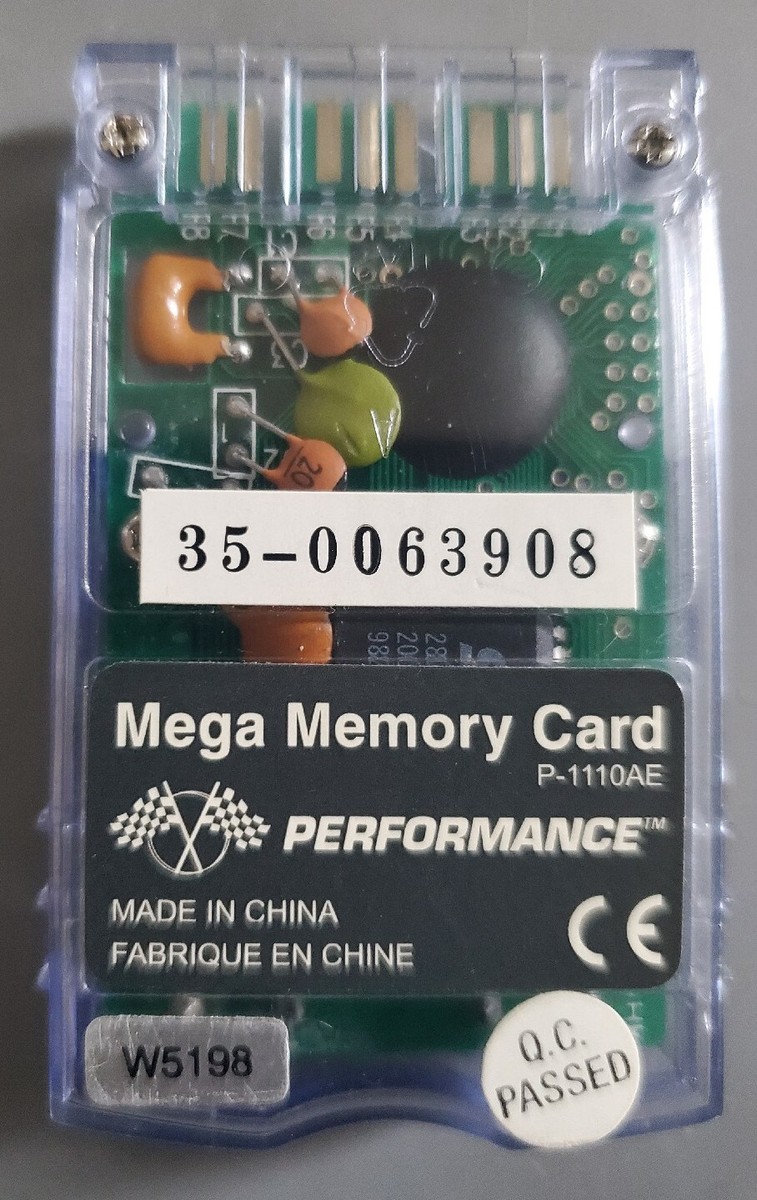 Sony Playstation PS1 Performance Mega Memory Card P-1110AE