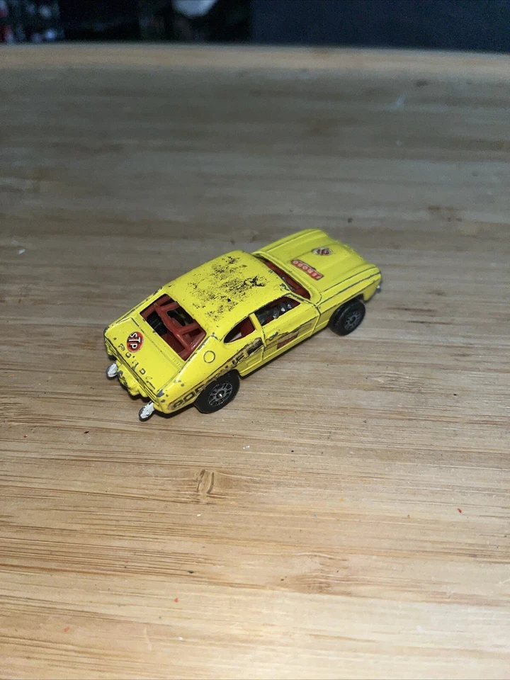 Carro modelo fundido CORGI TOYS JUNIORS vintage Whizzwheels Ford Capri Dragster B9. - Imagem 3 de 4