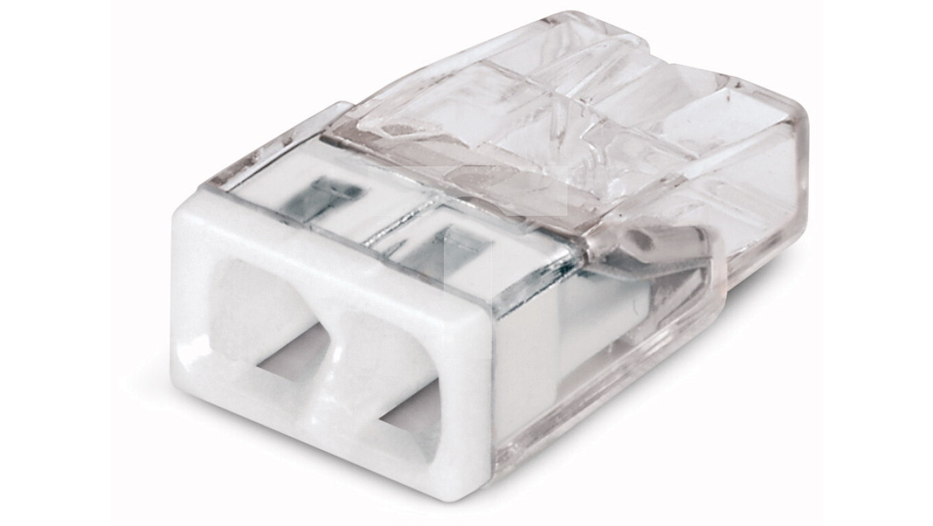 Quick connector 2x 0.5-2.5mm2 transparent /pack of 40 pieces/ 2273-202/99 /T2UK
