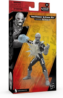 Hasbro Power Rangers X Cobra Kai Lightning Collection Skeleputty Action Figure