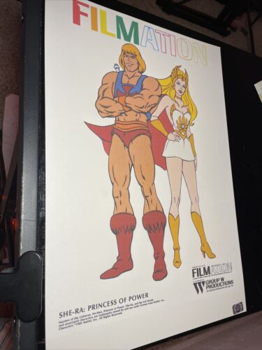 SHE-RA Animation Art Poster Print Vintage tv Show 80’s Show He-man FILMATION - Picture 2 of 2
