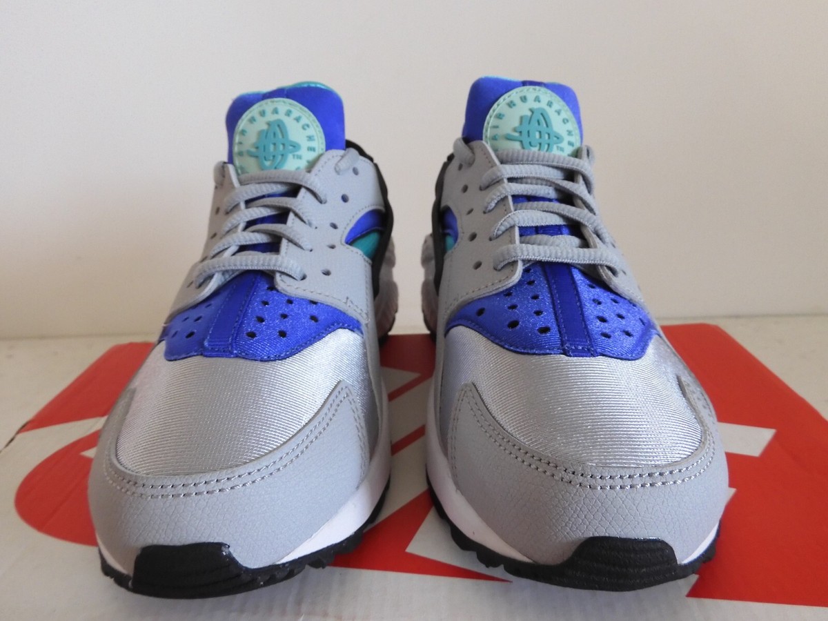 NIKE AIR HUARACHE RUN WOLF GREY-PERSIAN VIOLET SZ 5 [634835