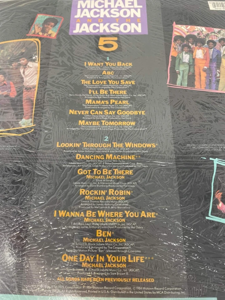 *RARE* Michael Jackson 14 Greatest Hits Vintage US 12" Picture Disc New Sealed - Image 3 of 3