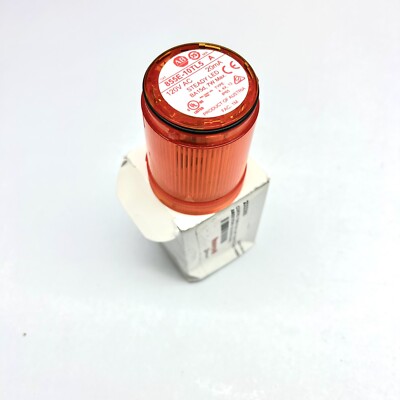 ALLEN BRADLEY 855E-10TL5 A 120V AC CONTROL TOWER STACK LIGHT FULL VOLTAGE AMBER