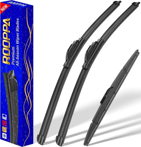 Wiper Blades Set for 2012-2016 CRV CR-V - 26"/16"/13" U/J Hook (3 pcs)