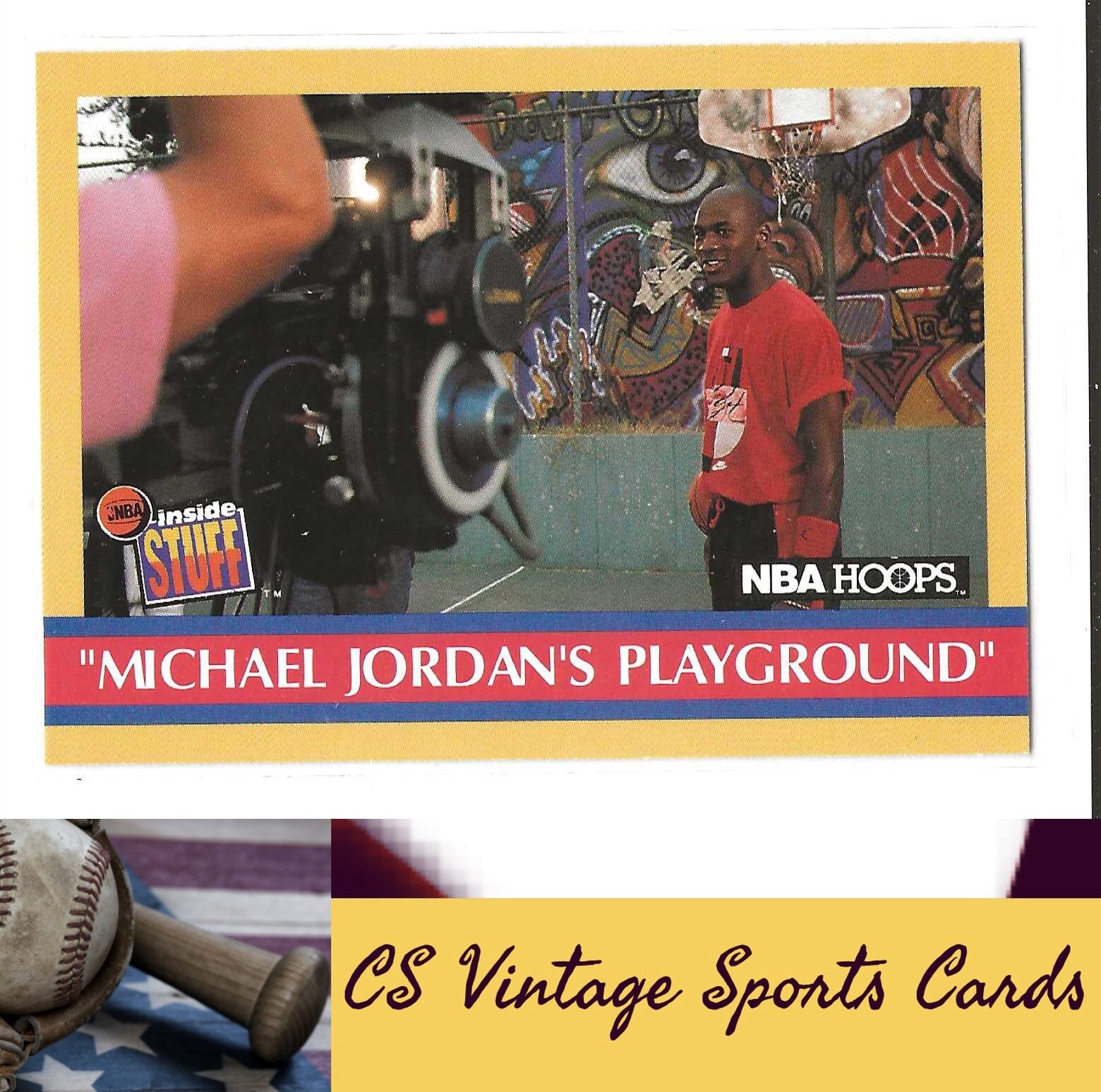 1990-91 Hoops #382 "Michael Jordan's Playground