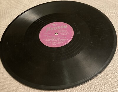 RARE 78rpm - Fred  Fingers  Burton - Medley / Medley - Hudson Records (902) 1950