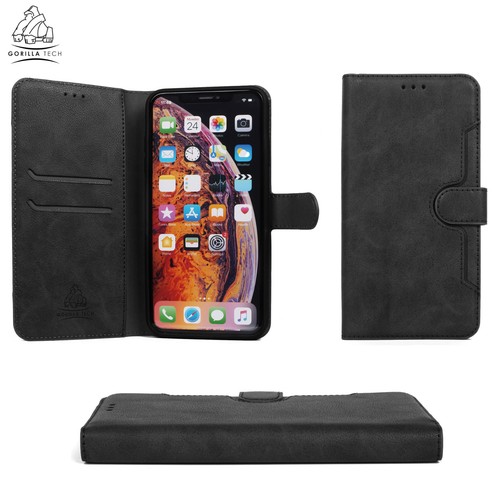 Leather Case For iPhone 15 Pro Max Premium Luxury Drop Resistant Magnetic Cover - Picture 6 of 13