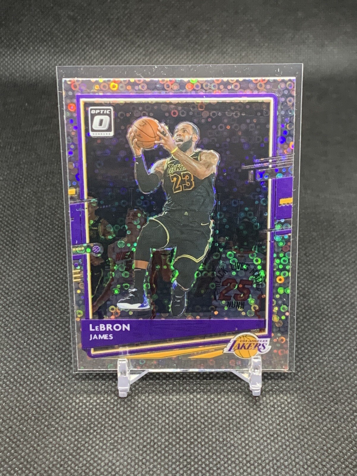 2020-21 Donruss Optic LeBron James 13 Fast Break Disco | Los Angeles Lakers