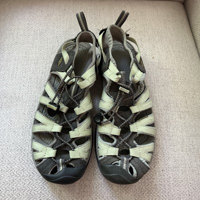 Keen Sandals Closed Toe Waterproof Womens Green Water Hike Shoes Size 8