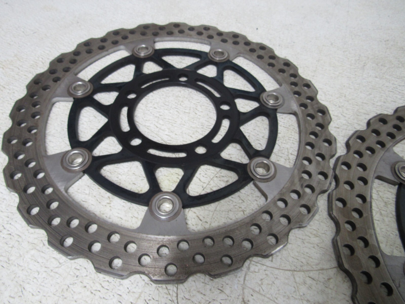 12-17 KAWASAKI ZX14R ZX 14 ZX14 FRONT ROTORS BRAKE DISC PAIR WHEEL OEM #2943