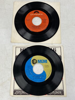 CW McCall Convoy Roses for Mama Vinyl Record 7'' LP MGM Polydor Lot of 2