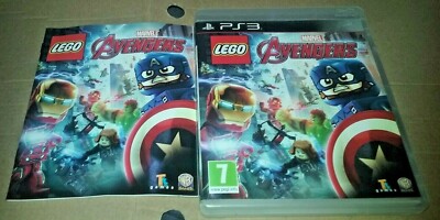 Lego Marvel Avengers PS3 Sony Playstation 3 CIB Spiel PAL EU VERKÄUFER Legos 0 