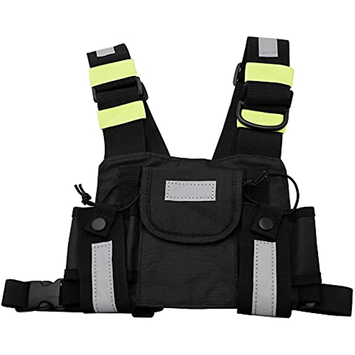 Harness Chest Rig Bag Pocket Pack Holster Vest Fluorescent for Two