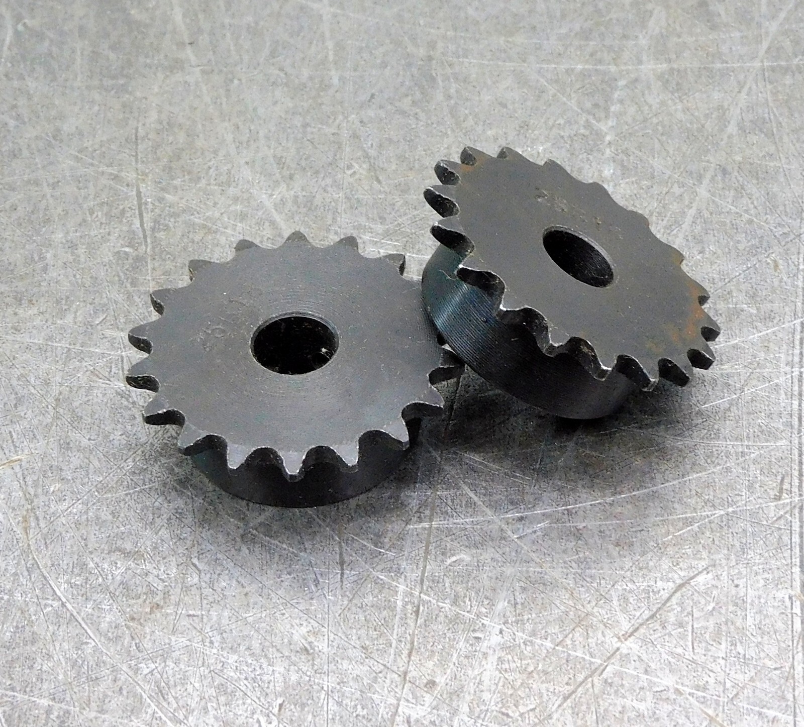 25B18HF Sprocket 3/8" bore 18 Teeth RC25 RC 25 Gear Lot of Two (2)