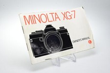 Minolta XG-7 Owner's Manual Instruction Guide G222