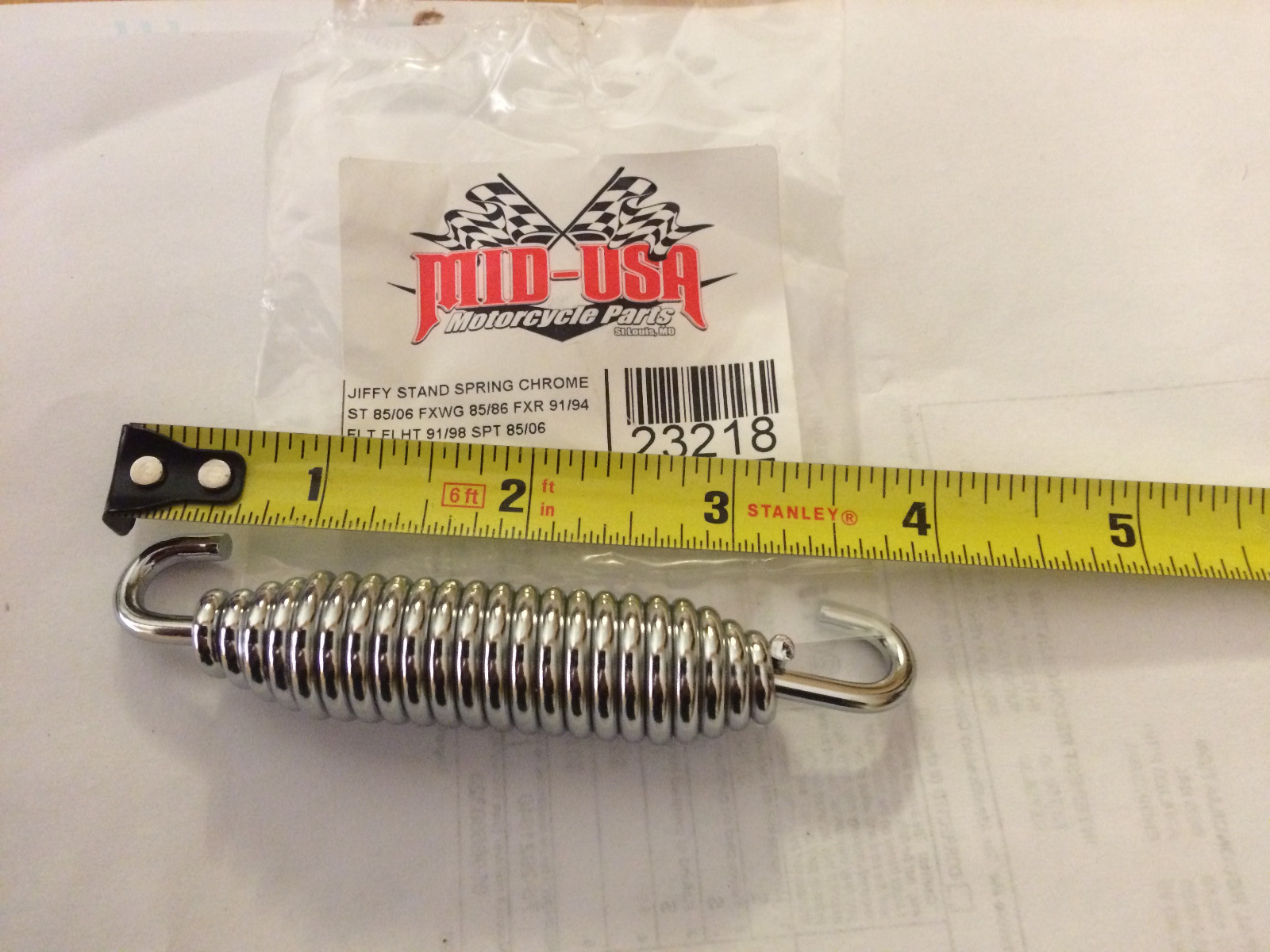 Jiffy kick stand spring SPORTSTER 85/06 FXWG 85/86 FXR 91/94 softail 85